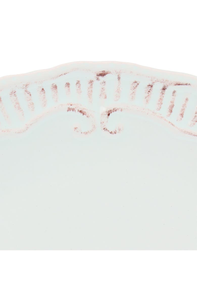 Modern Southern Home Capri 6 piece 11in Stoneware Embossed Dinner Plate Set, Alternate, color, Egg Blue