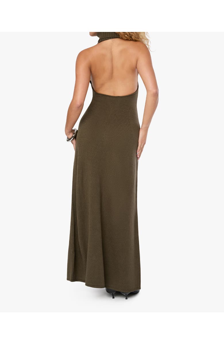 WeWoreWhat Open Back Halter Maxi Dress, Alternate, color, Dark Grey