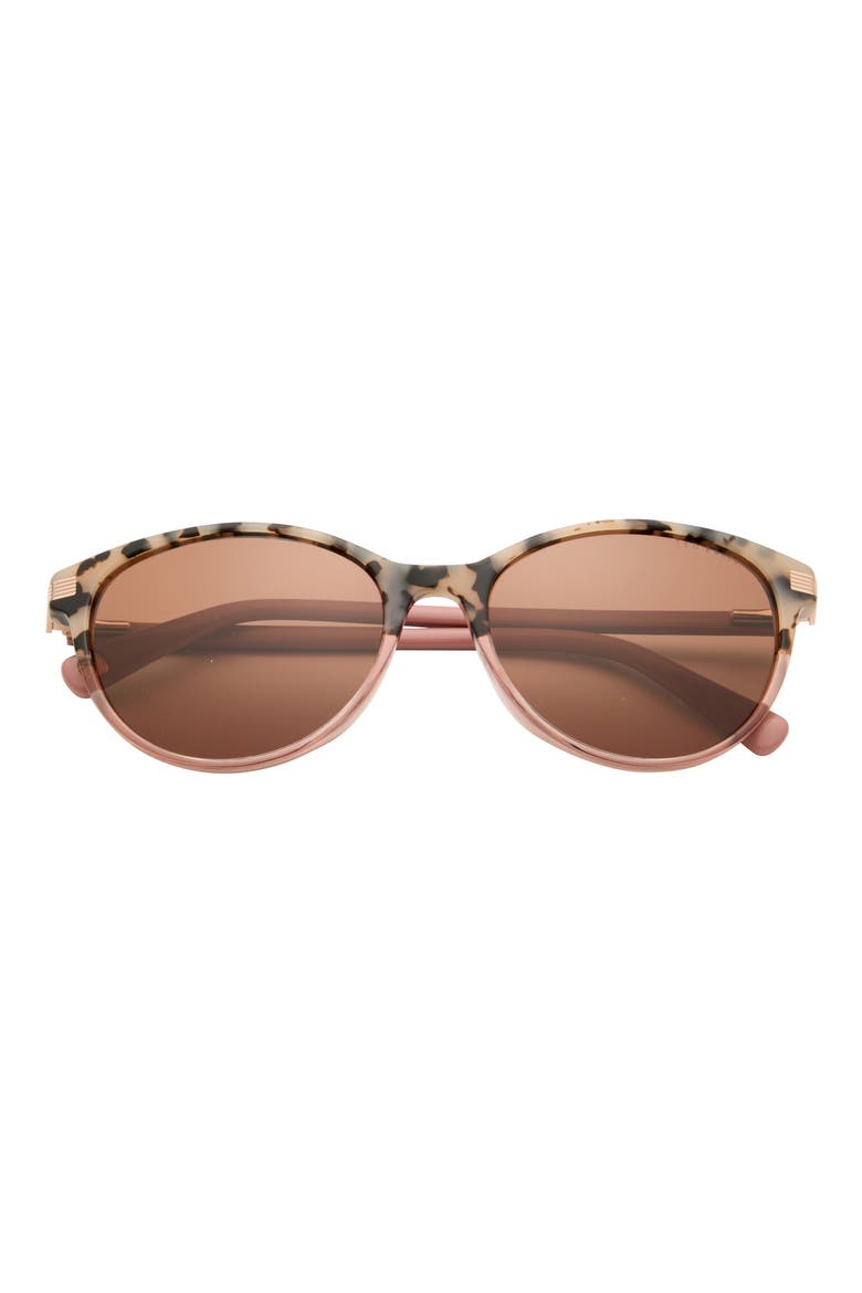 56mm Cat Eye Sunglasses, Main, color, BLUSH