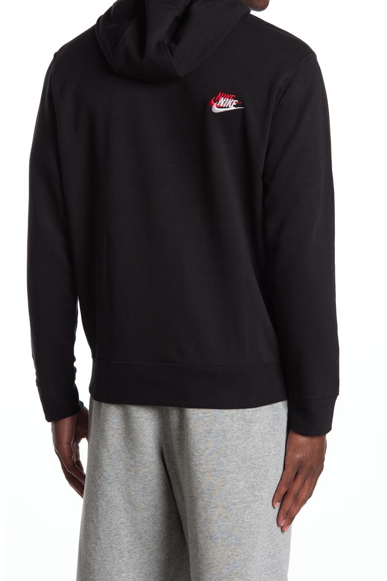 Sportswear Essentials Hoodie, Alternate, color, BLACK/ BLACK