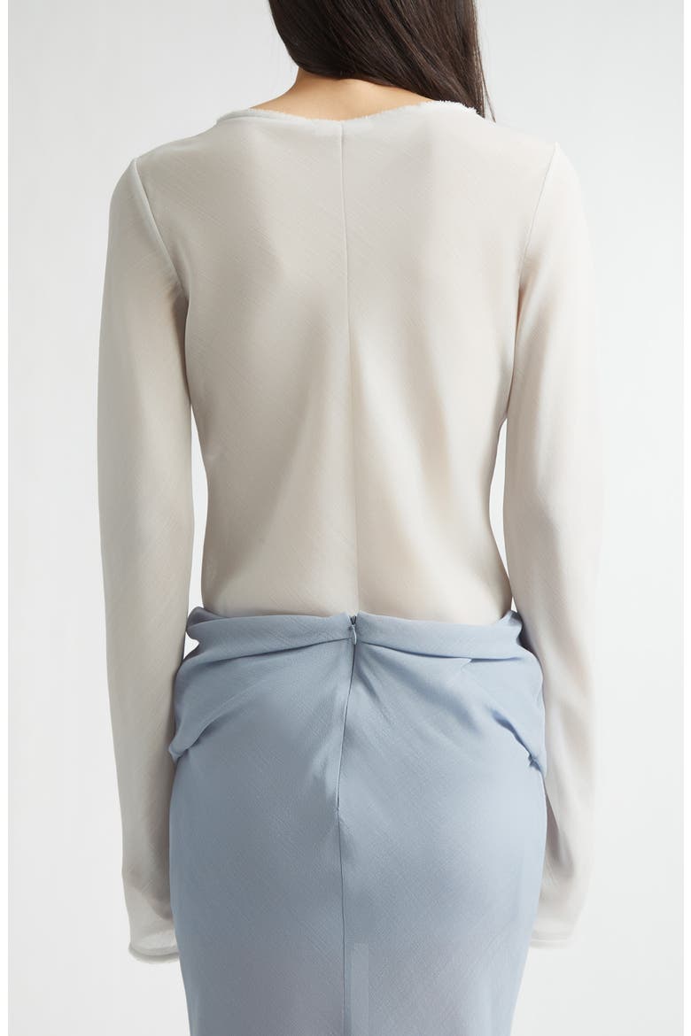 Bias Cut Wool Top, Alternate, color, LIGHT GREY GAZE