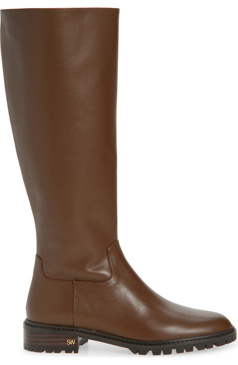 Stuart Weitzman City Zip Knee High Boot, Alternate, color, Espresso