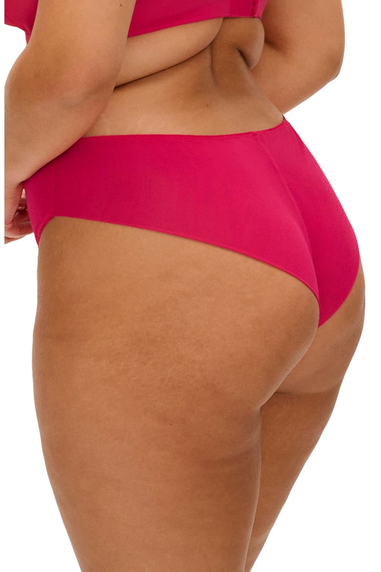Matilda Brazilian Briefs, Alternate, color, HOT PINK