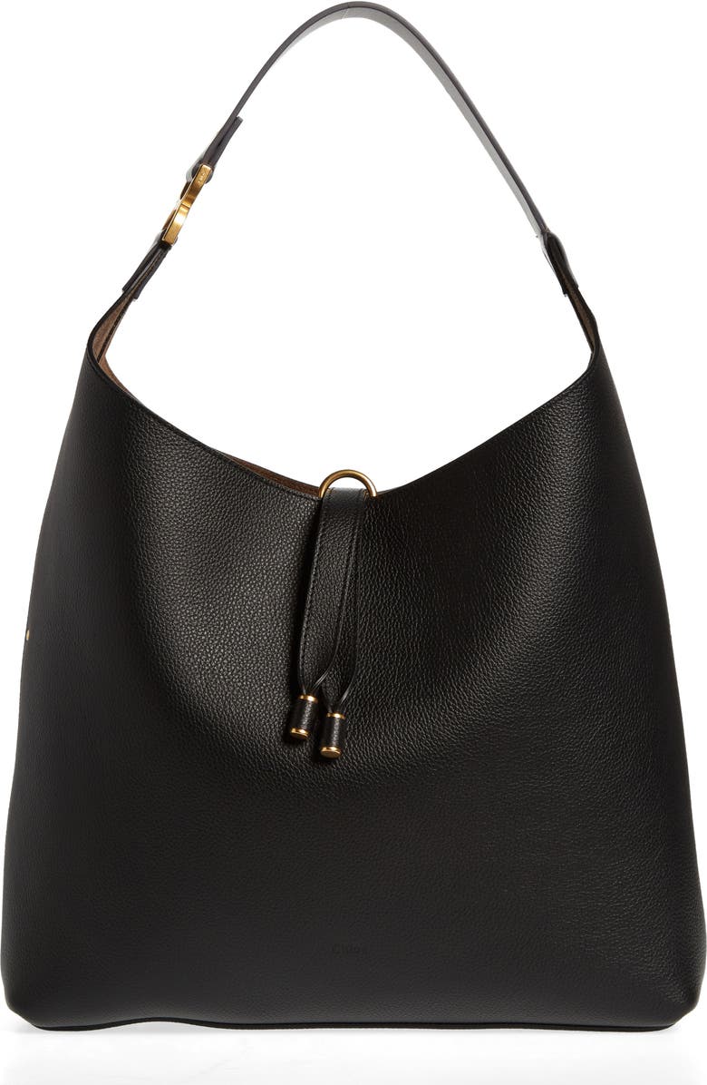 Chloé Marcie Leather Hobo Bag, Main, color,