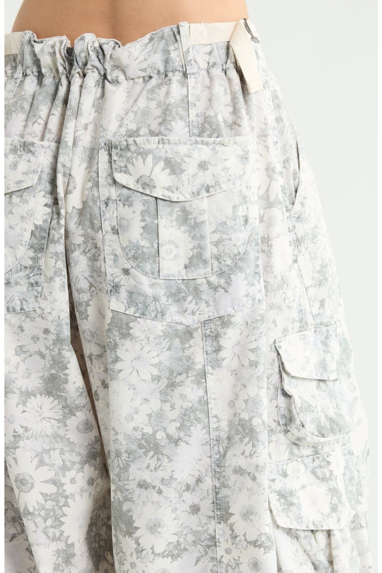 Charmer Floral Cotton Blend Utility Pants, Alternate, color, CAMO FLORAL IVORY