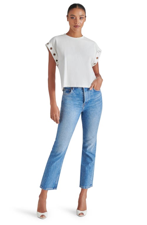 Steve Madden Maddox Grommet Muscle T-shirt In Antique