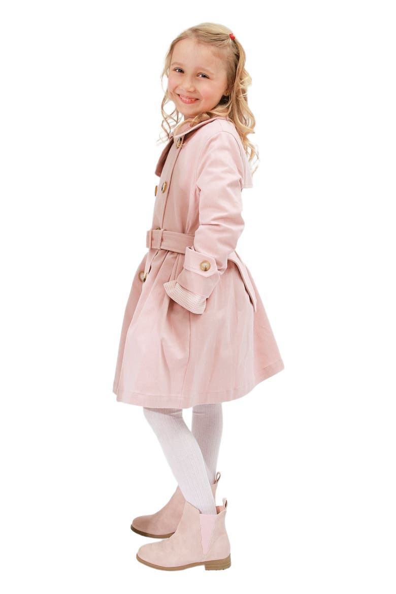 Miss Sunshine Trench Coat, Alternate, color, Blush Pink