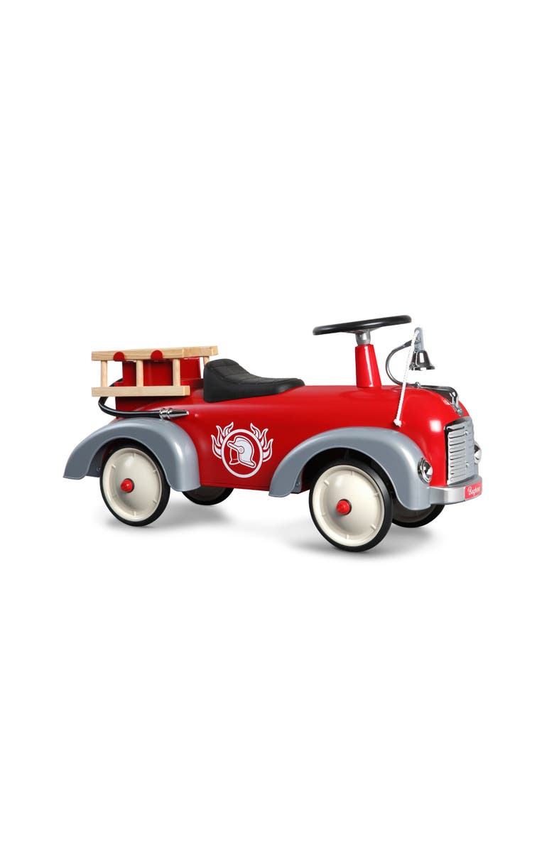 Baghera Speedster Fireman Ride-On, Alternate, color, Glossy Red