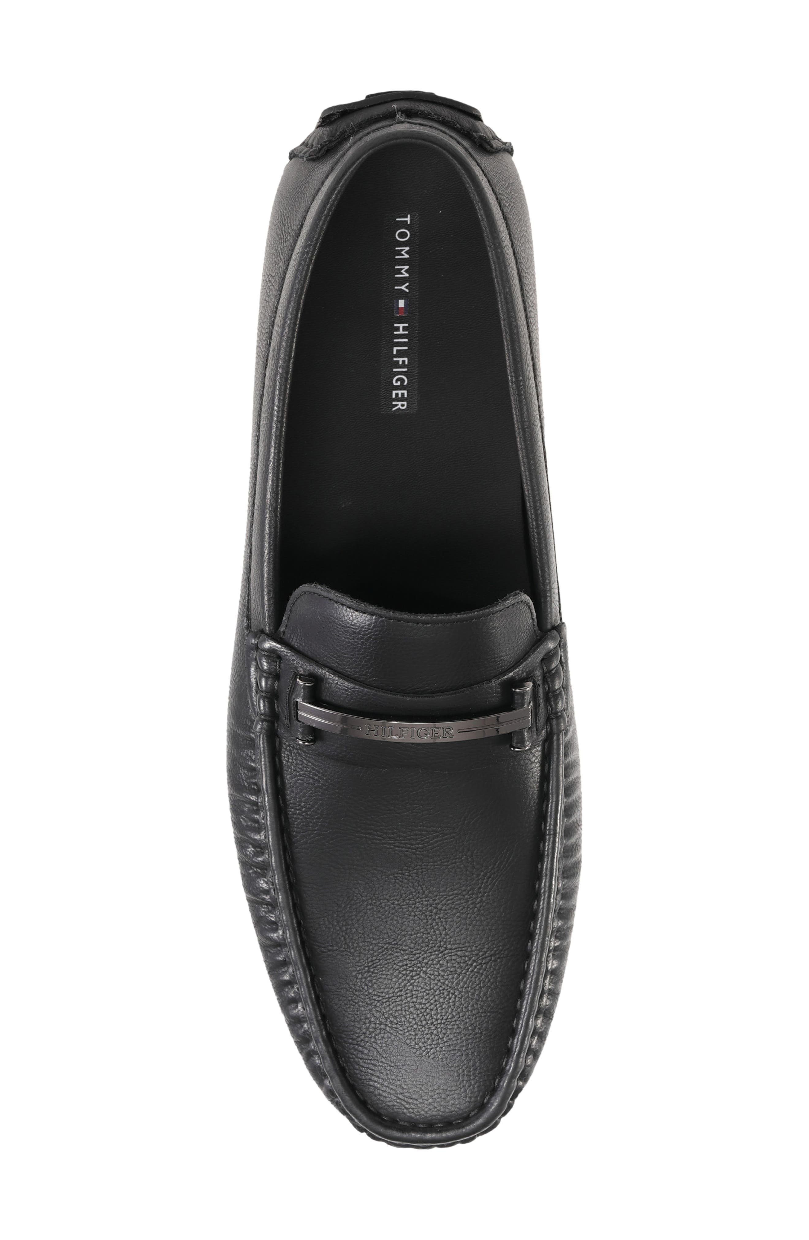 Ravent Faux Leather Driver, Alternate, color, BLACK