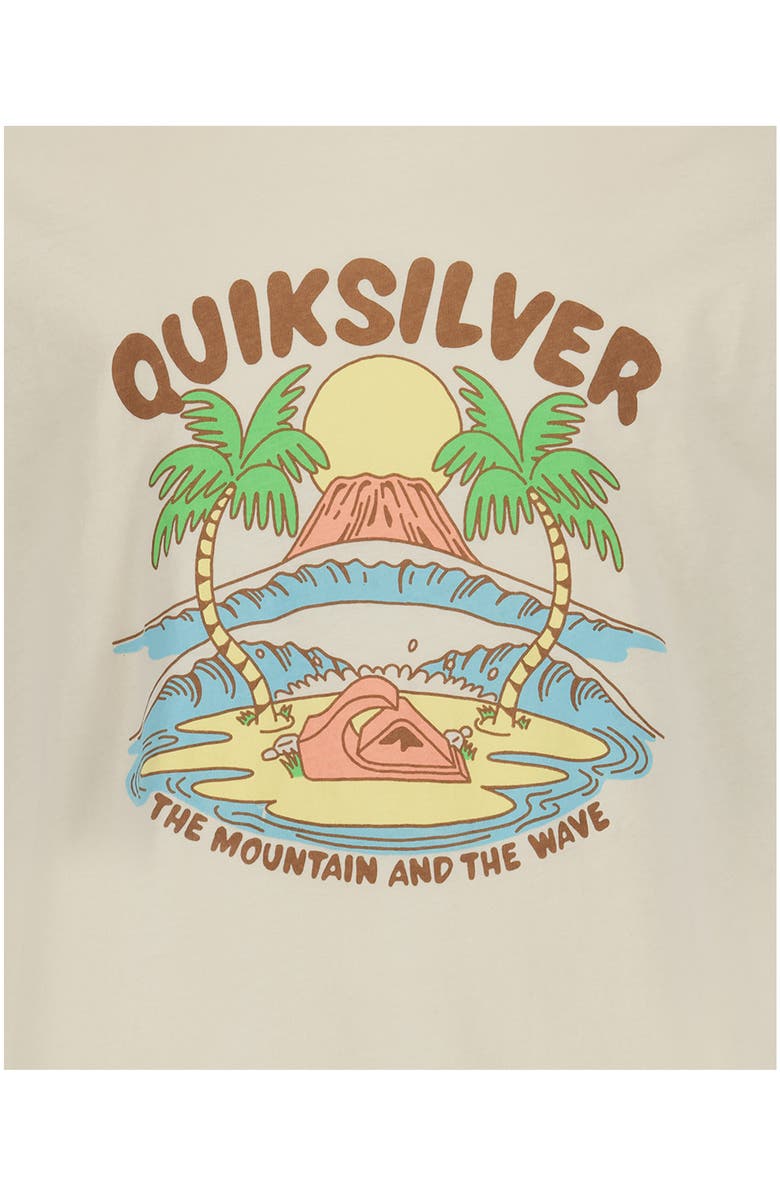 Quiksilver Kids' Mountain & Wave Graphic T-Shirt, Alternate, color, Bone White
