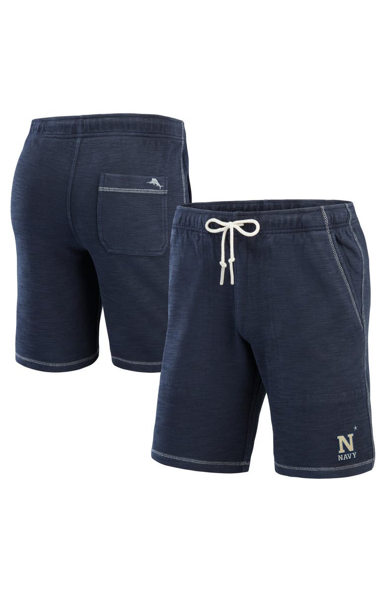 Tommy Bahama Men's Tommy Bahama Navy Navy Midshipmen Tobago Bay Tri-Blend Shorts, Main, color, 
