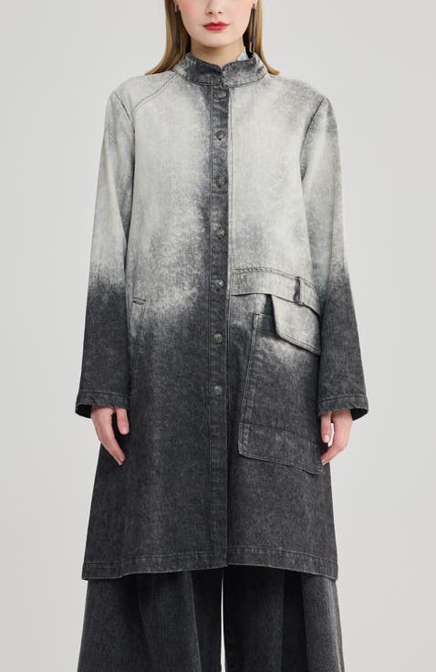 Piperes Washed Ombre Coat