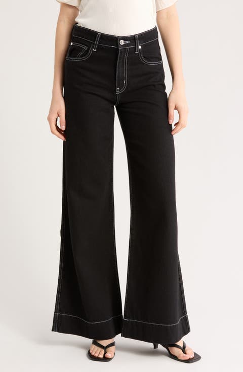 Coralie High Waist Wide Leg Jeans (Wooster)