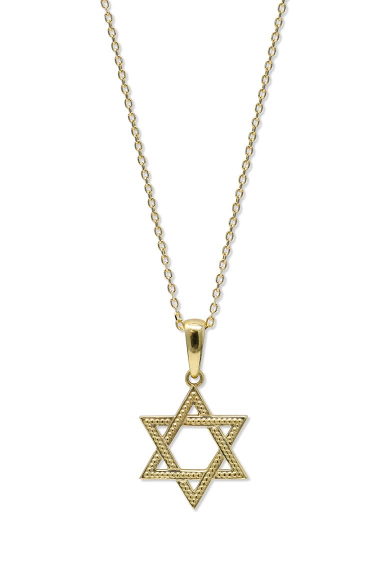 Dew Drop Star of David Enhancer, Main, color, YELLOW GOLD