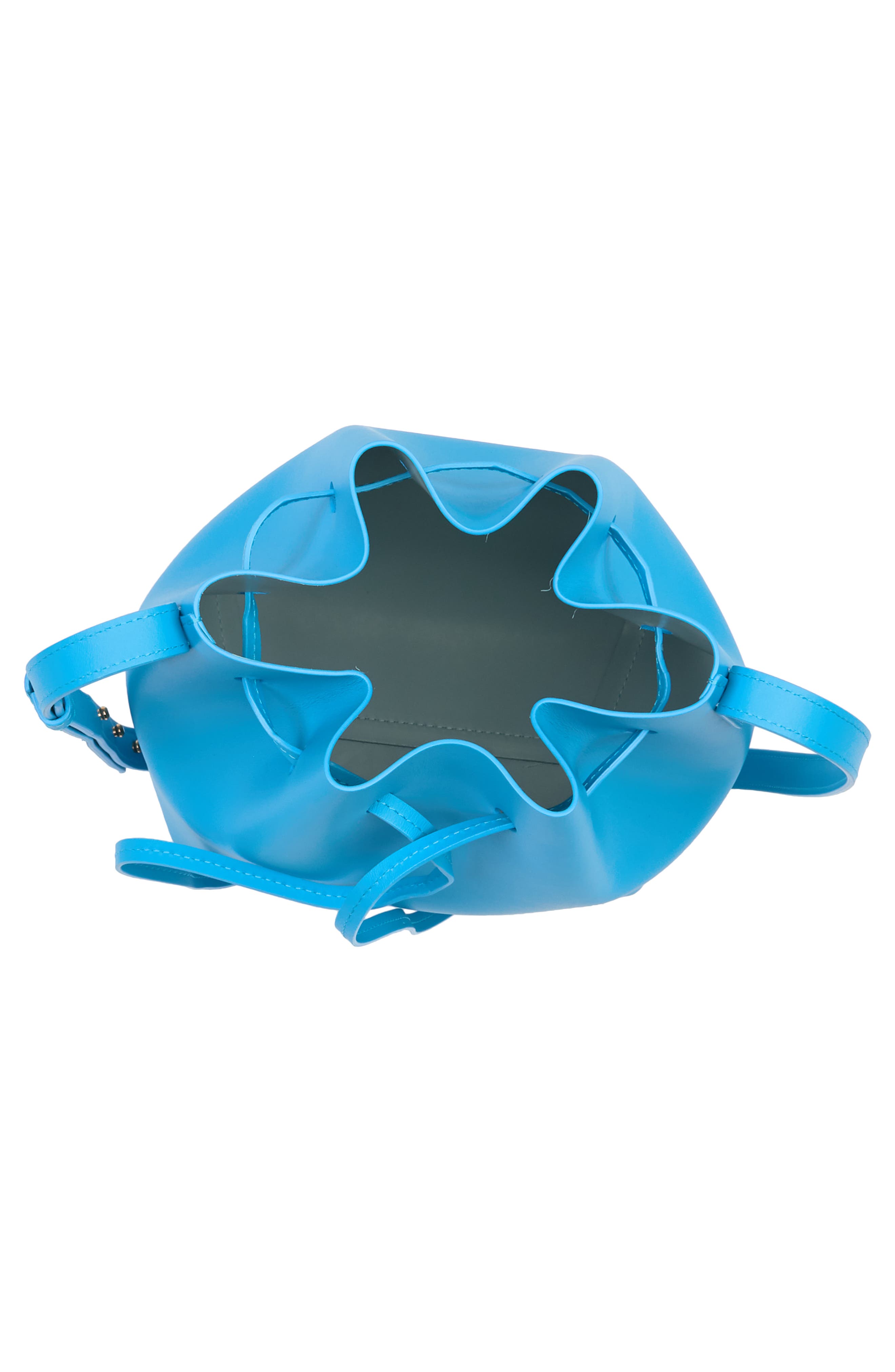 Mansur Gavriel Mini Leather Bucket Bag, Alternate, color, 