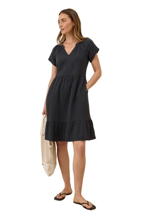 Organic Cotton Coastal Double Gauze Breezy Dress
