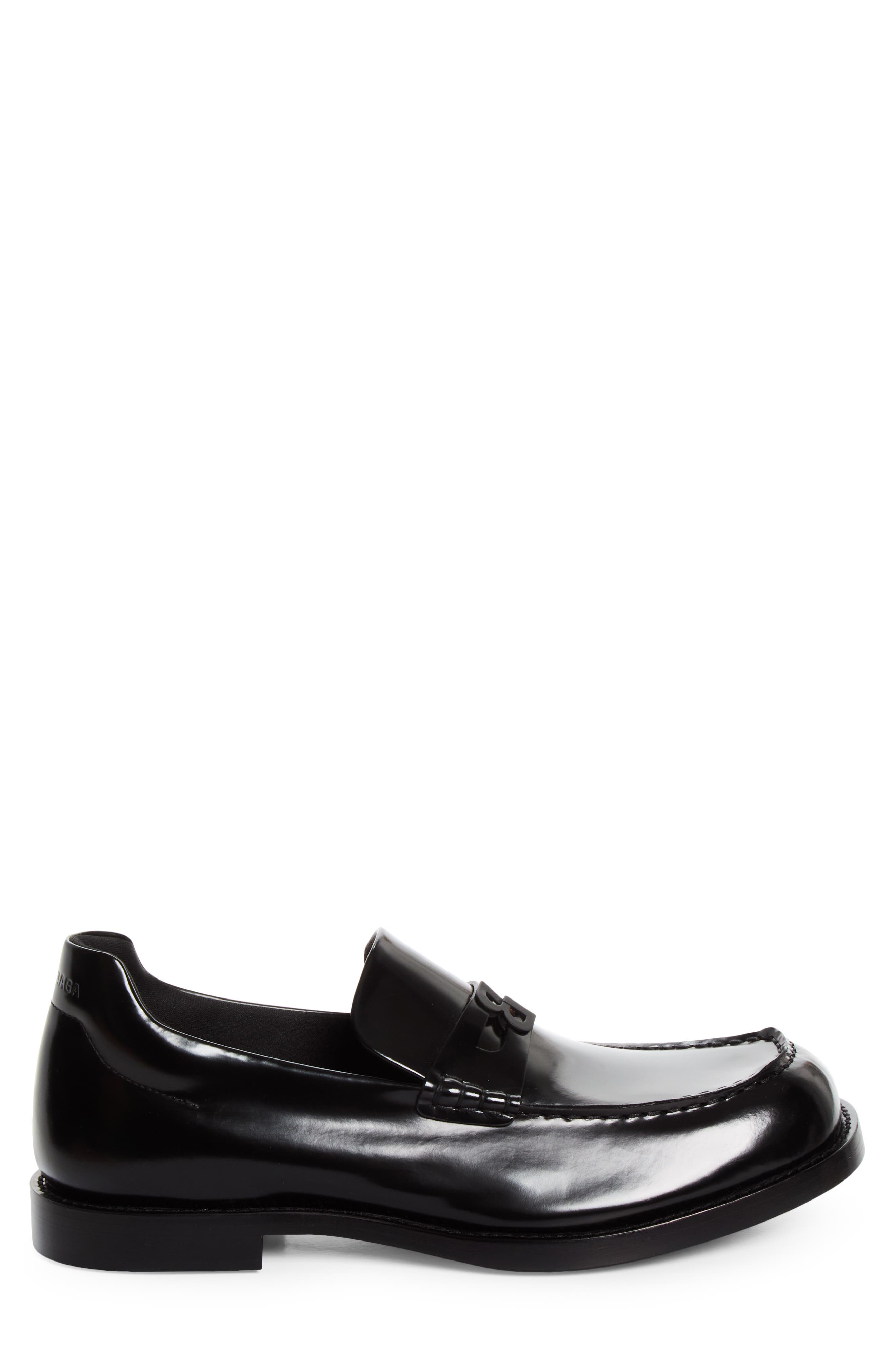 B Logo Comfy Loafer, Alternate, color, 1001 BLACK