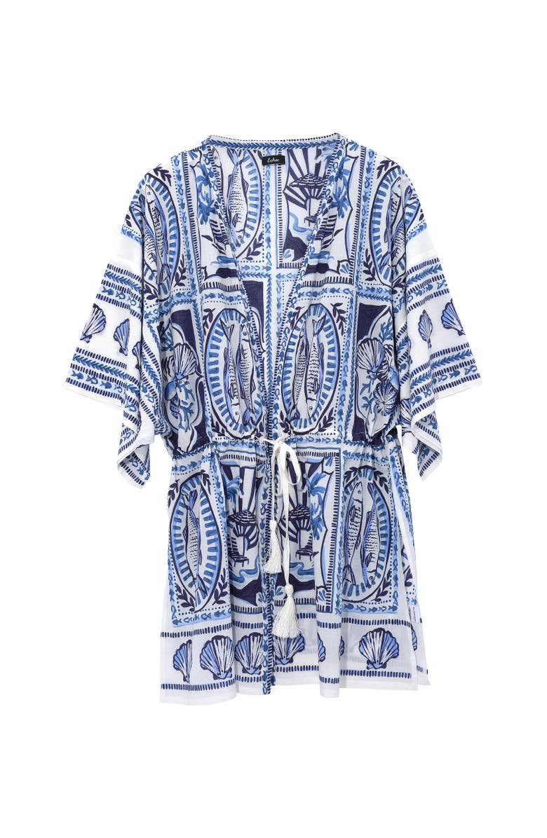 Echo Montauk Tile Robe, Main, color, Ultramarine