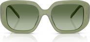 Tory Burch 54mm Irregular Sunglasses