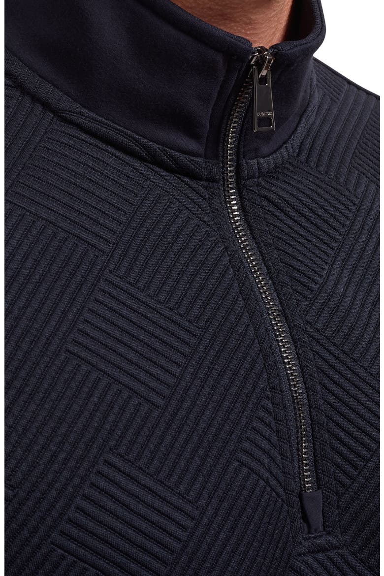 Soft Touch Quarter Zip Sweater, Alternate, color, NAVY