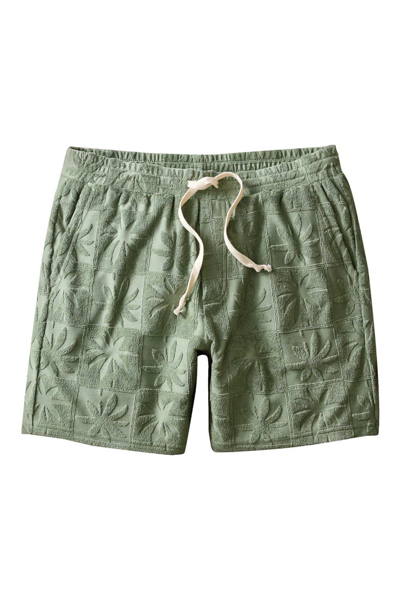Rico Terry Drawstring Shorts, Alternate, color, SEA SPRAY