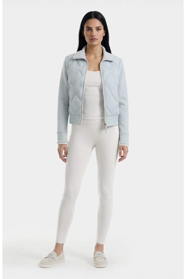 Prisa Quilted Light Down Jacket With Removable Sleeves, Alternate, color, Powder Blue