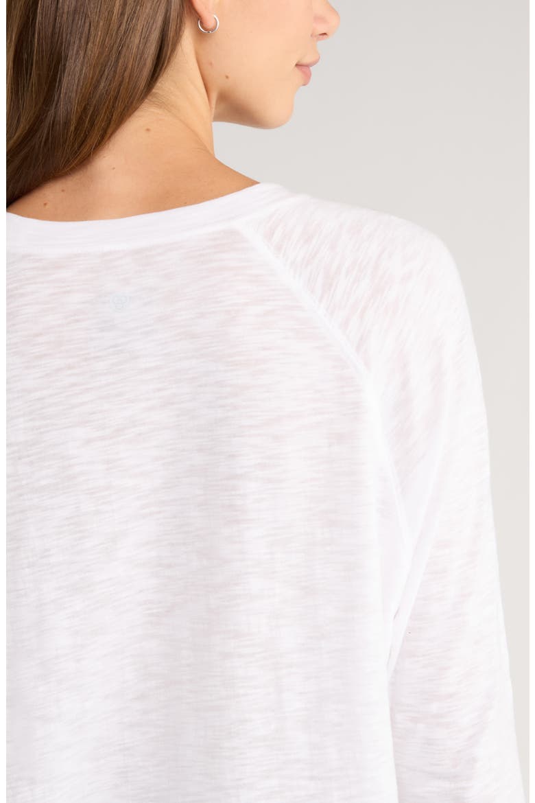 Relaxed Washed 2.0 Long Sleeve Slub Tee, Alternate, color, WHITE