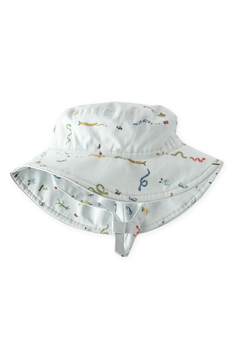Pehr Critter Print Organic Cotton Bucket Hat, Main, color,