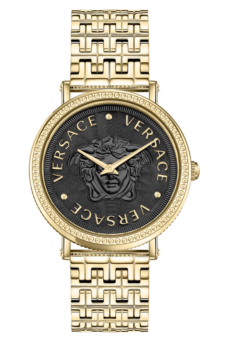 V-Dollar Bracelet Watch, 37mm, Main, color, IP YELLOW GOLD
