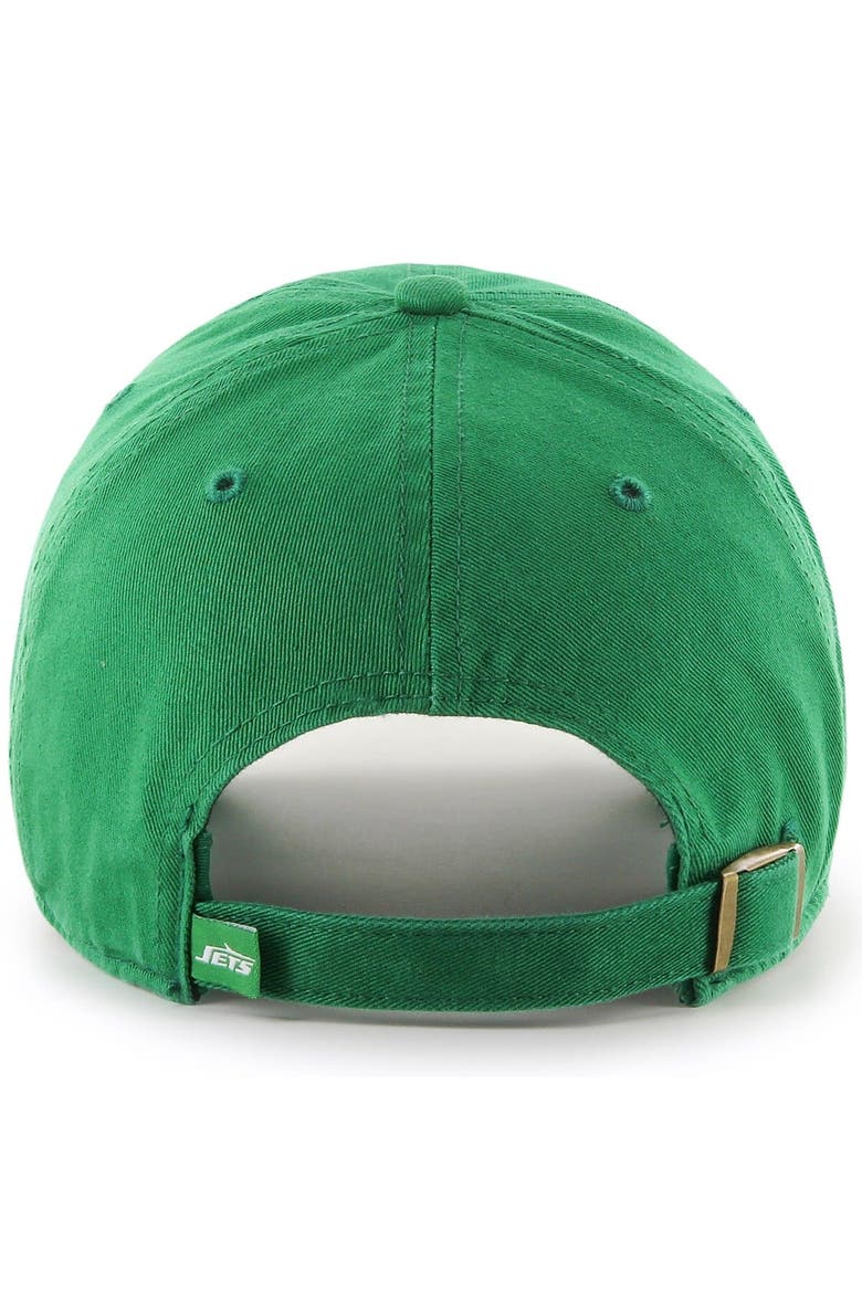 Men's '47 Kelly Green New York Jets Historic Clean Up Legacy Adjustable Hat, Alternate, color, Kelly Green