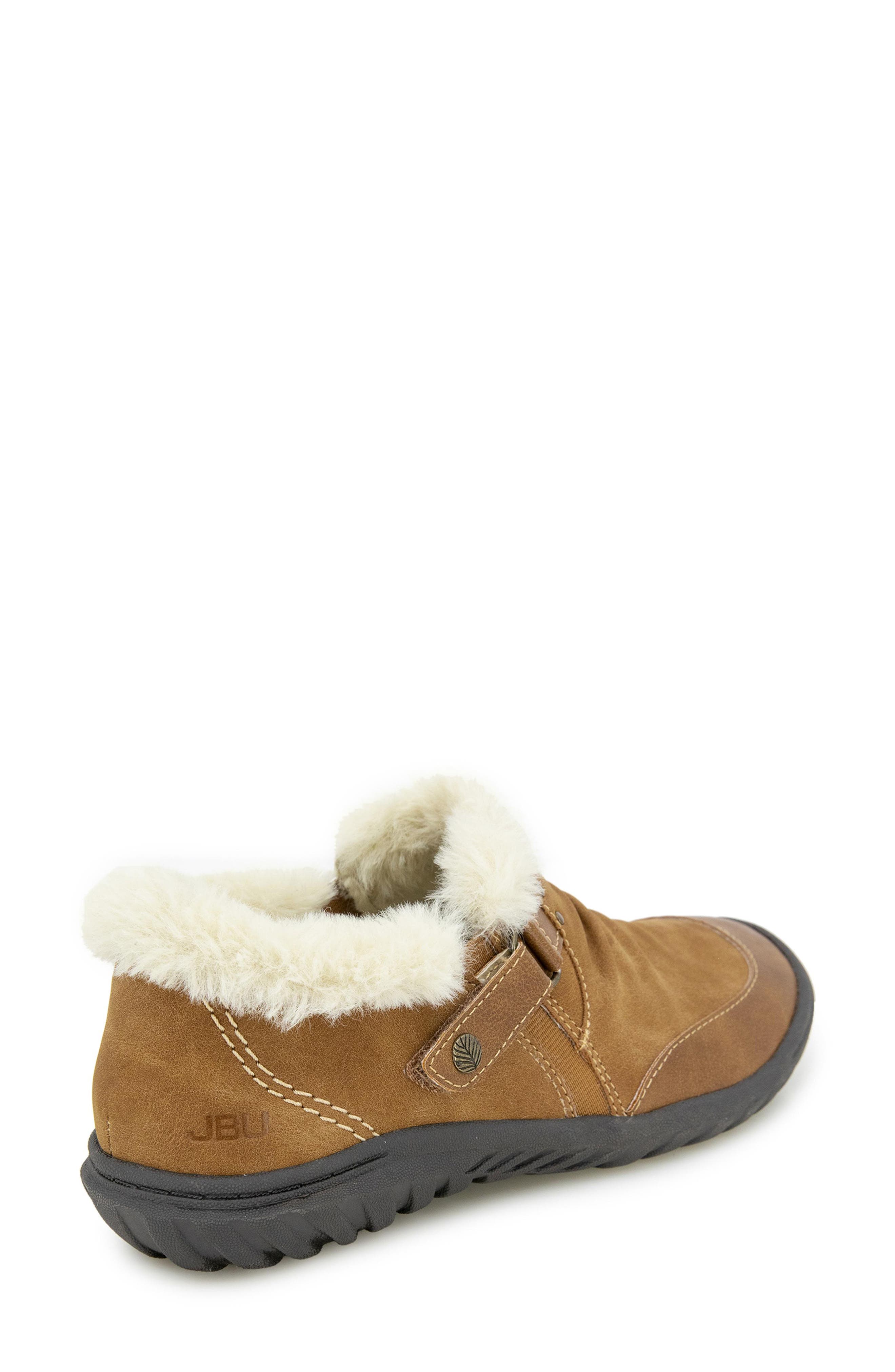 JBU Heather Faux Fur Lined Slip-On, Alternate, color, Tan
