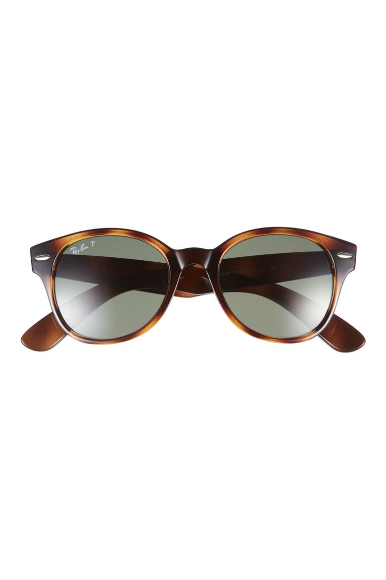 51mm Round Sunglasses, Main, color, LITE HAVANA