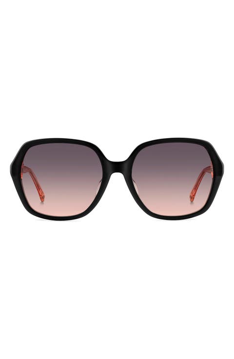 ellery 57mm square sunglasses