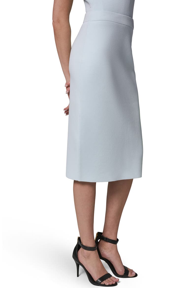 Sweater Pencil Skirt, Alternate, color, SKYLIGHT
