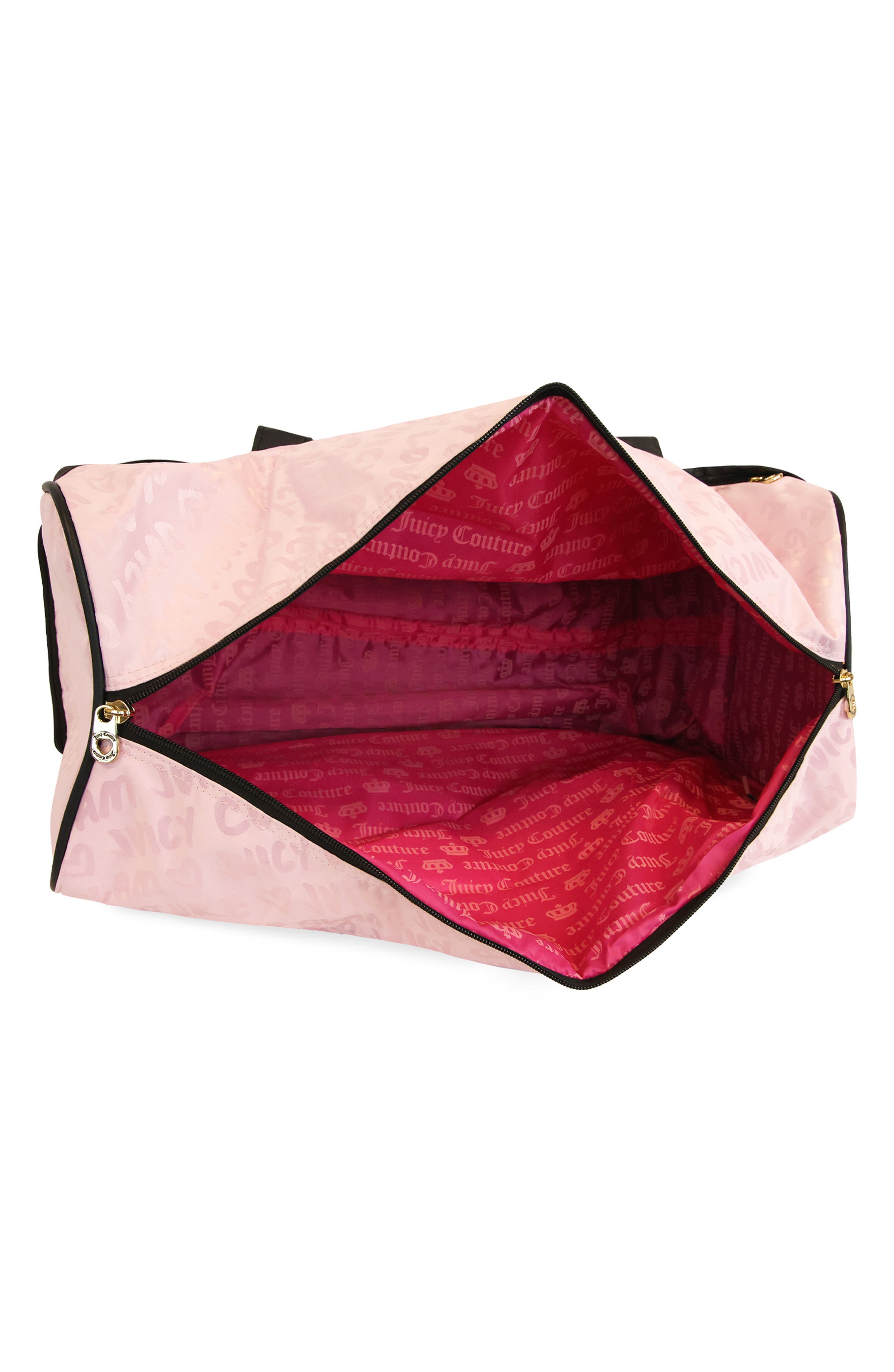 Sahara Rolling Duffle Bag, Alternate, color, PINK DIAMOND/ GLAM