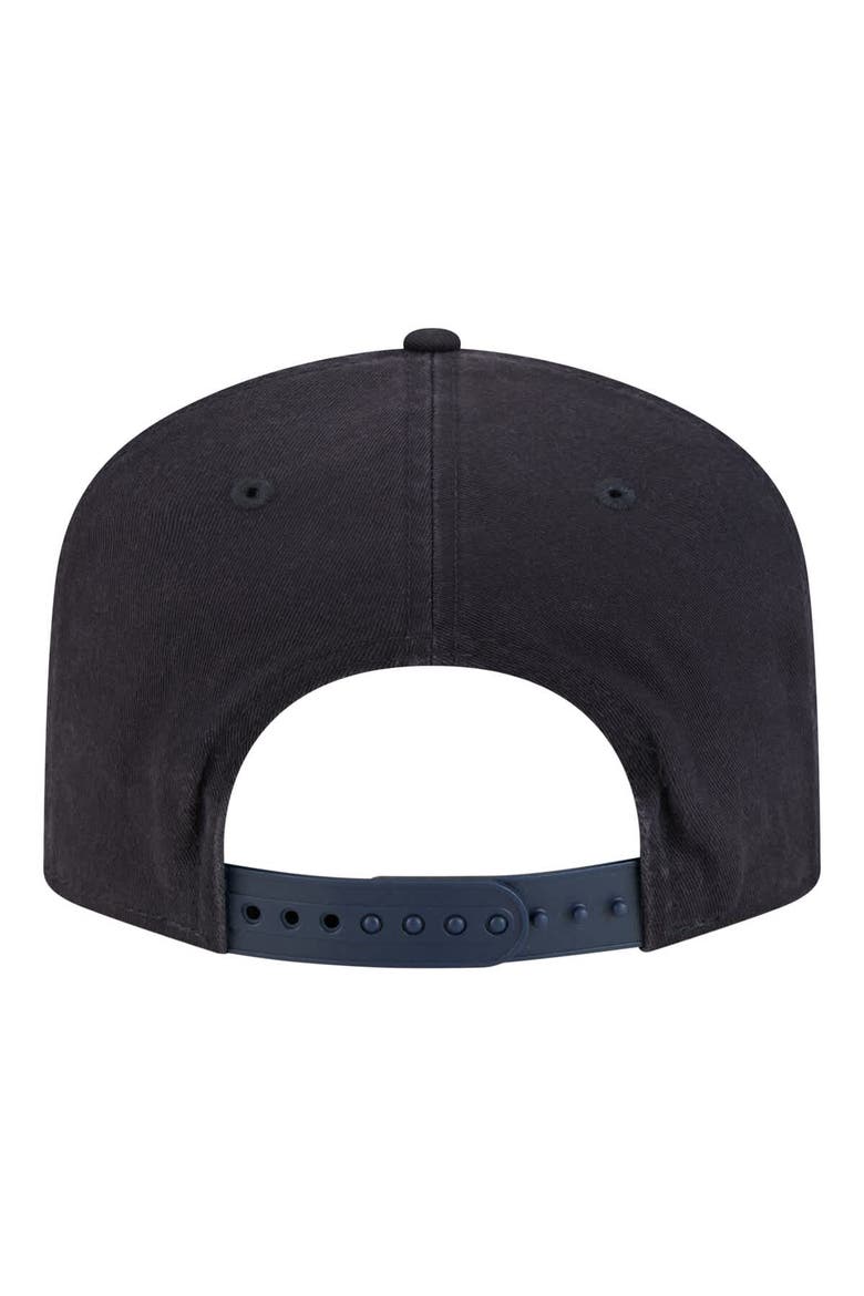 Men's New Era Navy New York Yankees Stacked 19TWENTY Adjustable Hat, Alternate, color, Navy