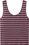 MANGO Stripe Linen Tank