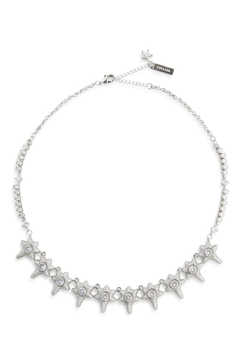Coral Necklace, Main, color, CRYSTAL CLEAR