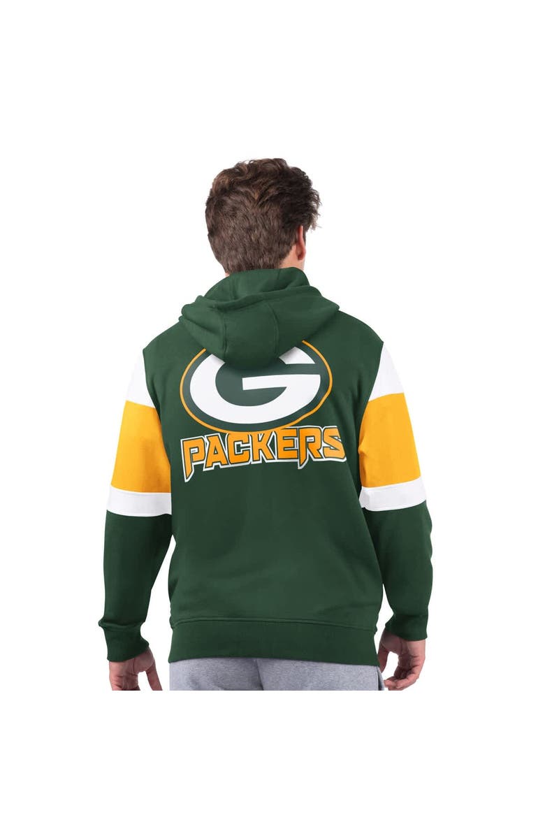 STARTER Men's Starter Green Green Bay Packers Extreme Full-Zip Hoodie, Alternate, color, Green