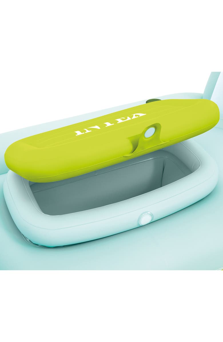 Intex Seascape Island Inflatable Relaxation Island Float, Alternate, color, Multicolored