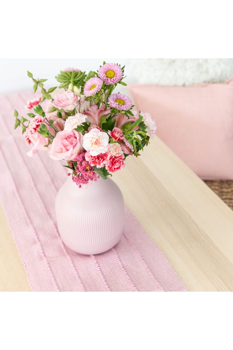 Fabric Table Runner, Alternate, color, Petal