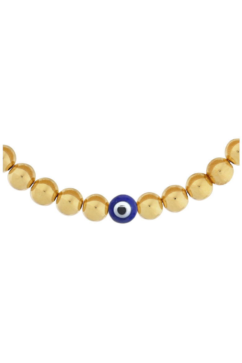 Women's 14K Gold Filled & Evil Eye Bead Bracelet, Alternate, color, Gold