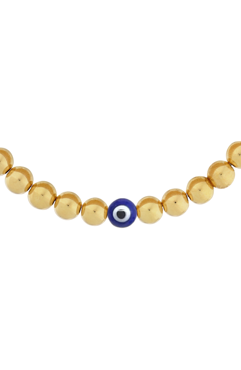 Emma Rae 14K Gold Filled Evil-Eye Bracelet, Alternate, color, Gold