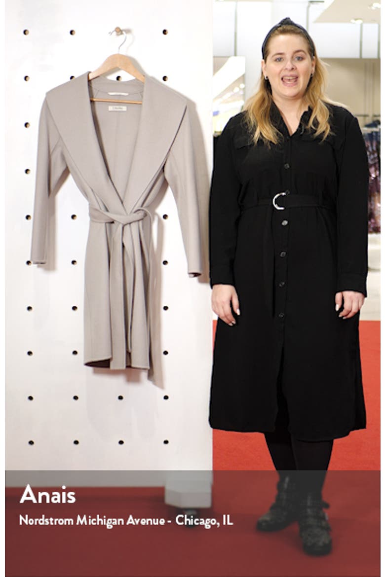Messi Wool Wrap Coat video