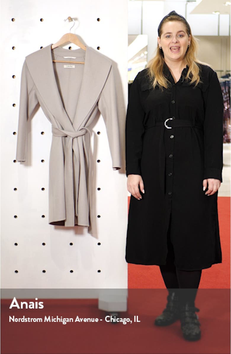 Messi Wool Wrap Coat, sales video thumbnail