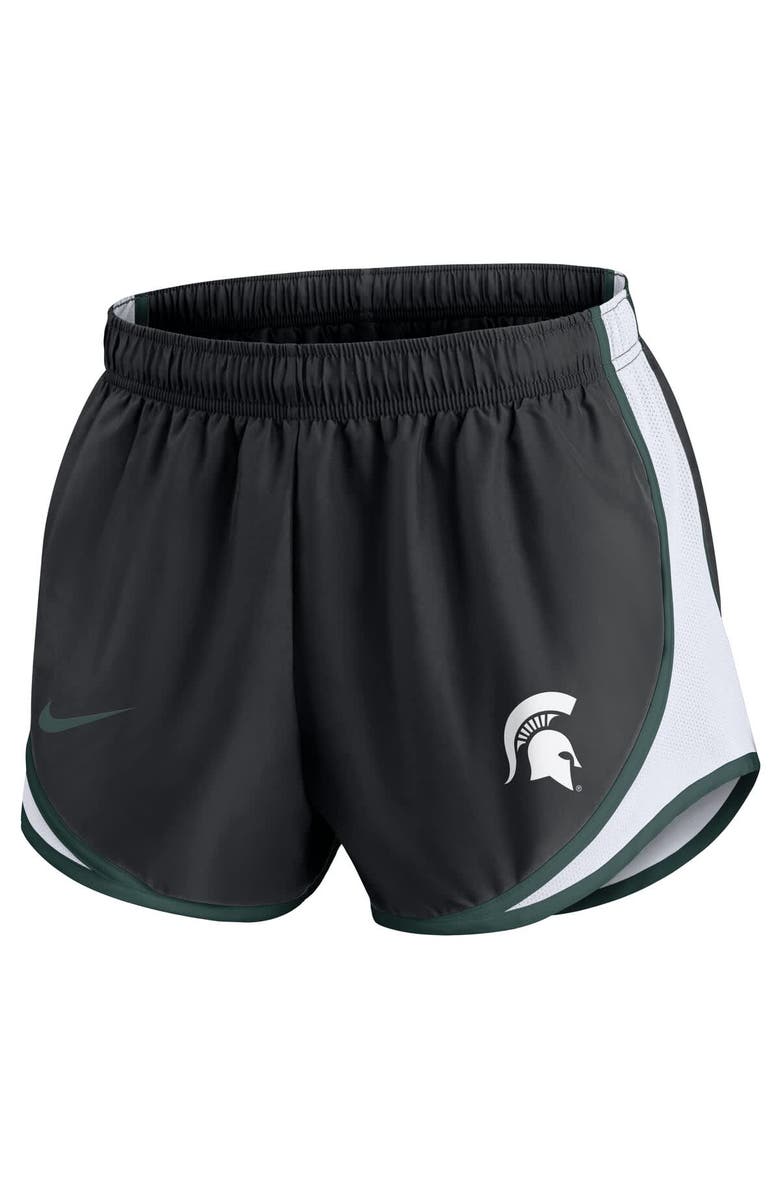Nike Women's Nike Black Michigan State Spartans Spring Break Tempo Performance Shorts, Alternate, color, Black