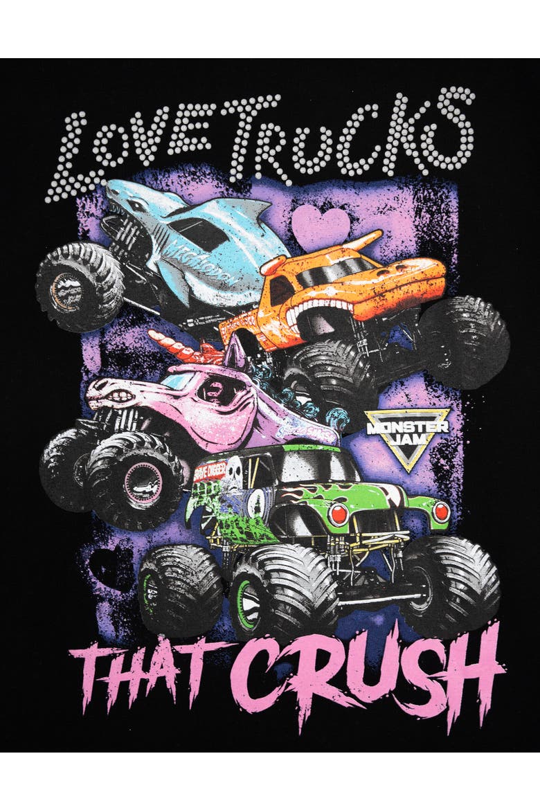 Short Sleeve Graphic T-Shirt, Alternate, color, Monster Jam Black