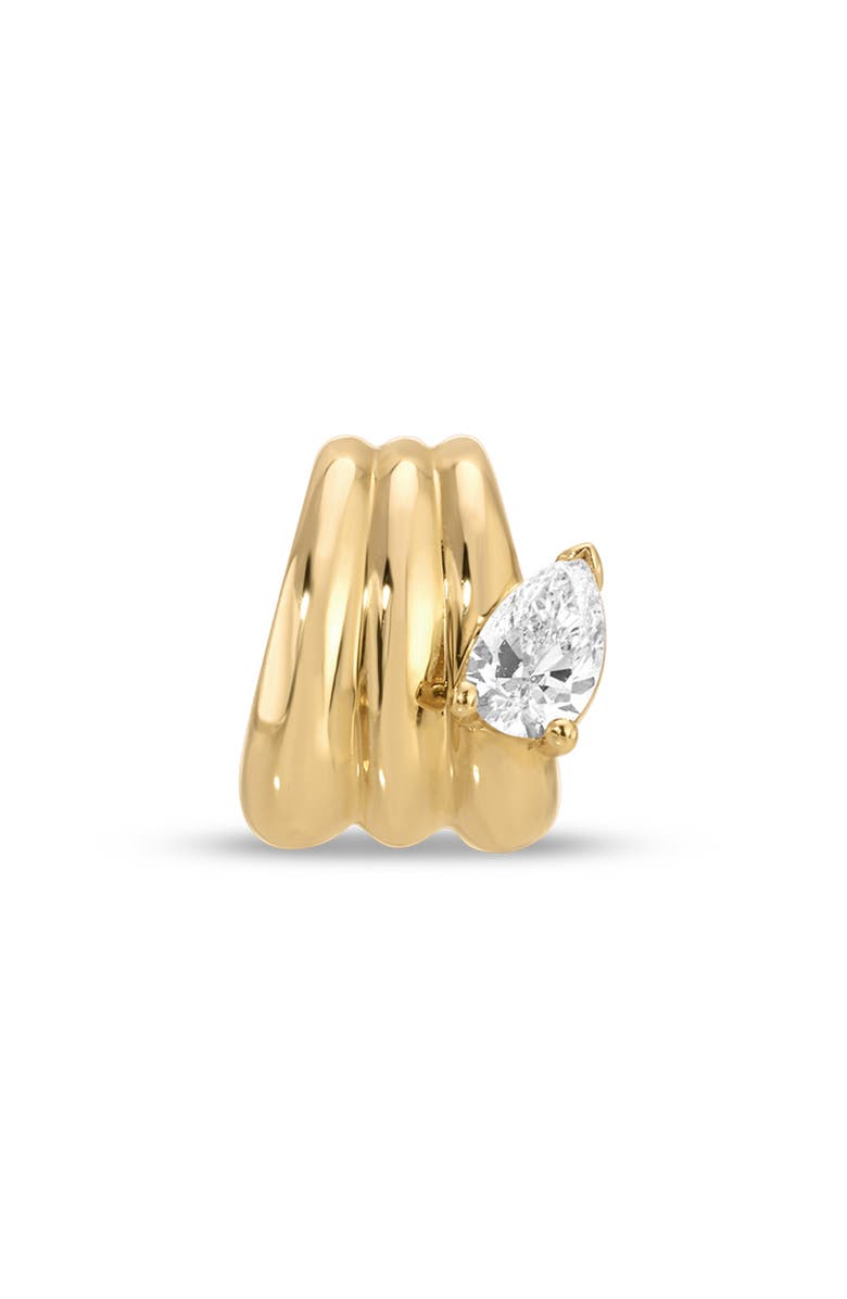 Adina Reyter Groovy Lab Grown Diamond Era Bead Charm, Alternate, color, Yellow Gold