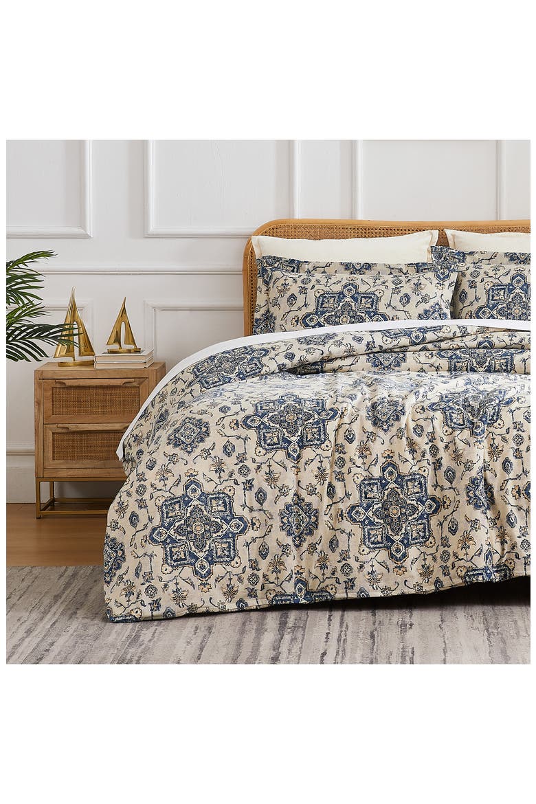 Persia Duvet Cover Set, Alternate, color, INDIGO