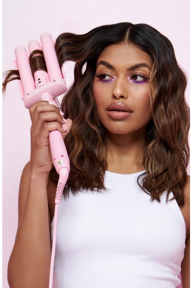 The Mermade Mini 1-Inch Pro Waver - Pink, Alternate, color, PINK